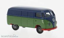 Brekina 32075 - Brekina, VW T1a Kasten, dunkelblau/grün, 1950, 1:87