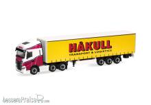 Herpa 320757 - Iveco S-Way Gardinenplanen-Sattelzug Hakull