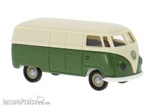 Brekina 32077 - Brekina, VW T1a Kasten, hellbeige/grün, 1950, 1:87