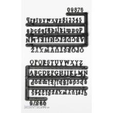 Weinert 32092 - Buchstaben- und Zahlensätze schwarz
