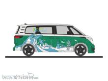 Rietze 32114 - Volkswagen ID.Buzz People Norden Norddeich, 1:87