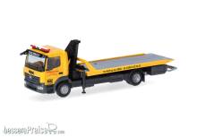 Herpa 321273 - Mercedes-Benz Atego 13 Plateau-Abschlepp-LKW ADAC/Schlimbach