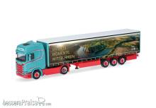 Herpa 321280 - Scania CS 20 Hochdach Gardinenplanen-Sattelzug Spedition Heuser/Faszination Loreley