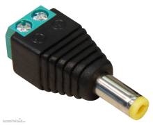 Schönwitz 32237 - DC-Stecker 5,5mm x 2,1mm Adatpter Hohlstecker Schraubklemme