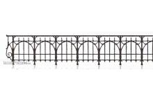 Weinert 3264 - Brückengeländer der Hamburger Kehrwiederbrücke (H0)