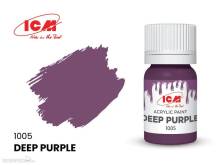 ICM 1005 - BASIC COLORS Deep Purple bottle, 12 ml