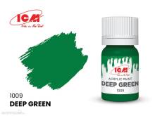 ICM 1009 - BASIC COLORS Deep Green bottle, 12 ml