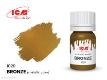 ICM 1020 - METALLIC COLORS Bronze bottle, 12 ml