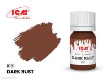 ICM 1051 - BROWN Dark Rust bottle, 12 ml