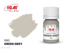 ICM 1063 - GREEN Green-Grey bottle, 12 ml