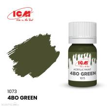 ICM 1073 - GREEN Russian Green bottle, 12 ml