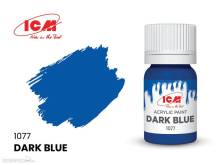 ICM 1077 - BLUE Dark blue bottle, 12 ml