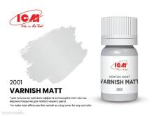 ICM 2001 - VARNISHES Varnish Matt bottle, 12 ml
