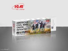 ICM 3013 - Acrylic Paint Set for American Civil War, 6x 12 ml