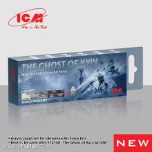 ICM 3027 - Acrylic Paint Set for The Ghost of Kyiv, 6x 12 ml