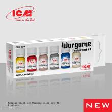 ICM 3076 - Wargame Color Set # 1, 6x 12 ml