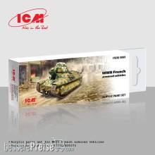 ICM 3089 - WWII French armored vehicles
