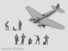 ICM DS4805 - 1:48 Airfield of the Luftwaffe bomber group