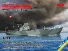 ICM S.012 - 1:144 KFK Kriegsfischkutter, WWII German multi-purpose boat (100% new molds)