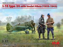 ICM 32007 - 1:32 I-16 type 24 with Soviet Pilots(1939-42) Limited