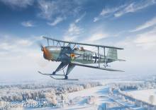 ICM 32029 - Bücker Bü 131D (winter version), WWII German Training Aircraft