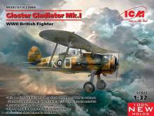 ICM 32040 - 1:32 Gloster Gladiator Mk.I,WWII British Figh
