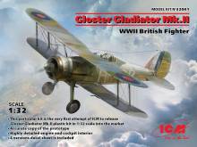 ICM 32041 - 1:32 Gloster Gladiator Mk.II, WWII British Fighter