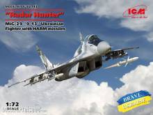 ICM 72143 - 1:72 Radar Hunter MiG-29 ´9-13 Ukrainian Fighter with HARM missiles