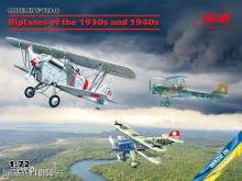 ICM 72210 - 1:72 Biplanes of the 1930s and 1940s
