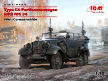 ICM 72473 - 1:72 Type G4 Partisanenwagen with MG 34, WWII German vehicle