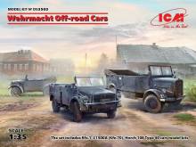 ICM DS3503 - 1:35 Wehrmacht Off-road Cars (Kfz1,Horch 108 Typ 40, L1500A)