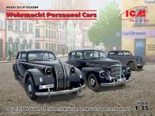 ICM DS3504 - 1:35 Wehrmacht Personnel Cars(Kadett K38 Salo Kapitan Saloon,Admiral Saloon)
