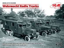 ICM DS3509 - 1:35 Wehrmacht Radio Trucks(Henschel 33D1 Kfz.72, Krupp L3H163 Kfz.72)
