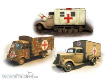 ICM DS3523 - 1:35 ´Sankas´ WWII Wehrmacht Ambulance Trucks