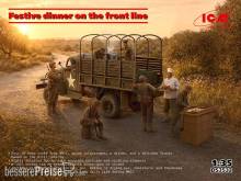 ICM DS3532 - Festive dinner on the front line (WWII US Army Kitchen Truck, US Field Stove M1937 with cooks)