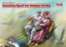 ICM 24014 - 1:24 American Sport Car Drivers(1910s)(1 male 1 female figures)
