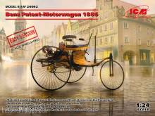 ICM 24042 - 1:24 Benz Patent-Motorwagen 1886 (EASY version = plastic wheel-spokes)