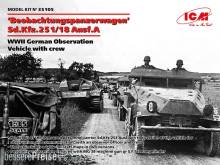 ICM 35105 - 1:35 ´Beobachtungspanzerwagen´ Sd.Kfz.251/18 Ausf.A, WWII German Observation Vehicle with crew