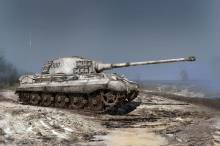 ICM 35363 - 1:35 Pz.Kpfw.VI Ausf.B Königstiger w.Henschel Turret(late production)WWII German