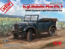 ICM 35581 - 1:35 Ie.gl.PKW Kfz.1, WWII German Light Personnel Car