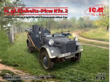 ICM 35583 - 1:35 le.gl.Einheitz-Pkw KFZ.2,WWII GermanLigh Radio Communication Car