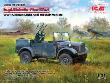 ICM 35584 - 1:35 le.gl.Einheitz-Pkw Kfz.4, WWII German Light Anti-Aircraft Vehicle