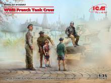ICM 35647 - 1:35 WWII French Tank Crew (4 figures)