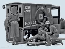 ICM 35694 - 1:35 WWI US Medical Personnel