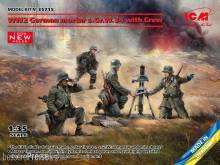 ICM 35715 - 1:35 WW2 German mortar GrW 34 w.Crew (mortar a.4 figures)(100% new molds)
