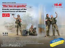 ICM 35755 - 1:35 ´War has no gender´. Female servicemen of the Armed Forces of Ukraine (100% new molds)