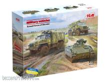 ICM DS7205 - Military vechicles of the Armed Forces of Ukraine (SPz Marder 1A3, URAL-43203, BM-21 Grad)