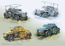 ICM DS7207 - Wehrmacht Light Armored Vehicles