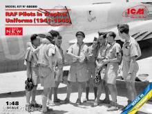 ICM 48080 - 1:48 RAF Pilots in Tropical Uniforms (1941-1945) (100% new molds)