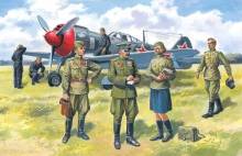 ICM 48084 - 1:48 Sowjetische Piloten & Bodenpersonal 1943-45